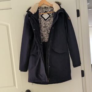 O'Neill Black and White Patterned Adventure Jacket